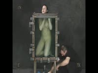 Long bdsm fetish porn features stunning twin sisters exposed and punished while shackled